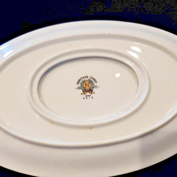 Noritake China Pattern 5412 Pink Rose Band Gravy Boat ~ Retired ~ Made in Japan - Picture 5 of 5